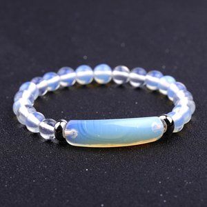 COPY - NEW 8mm Quartz Crystal Natural Gemstone Energy Healing Stretch Beads Bra…